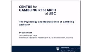 Cover photo for The Psychology and Neuroscience of Gambling Disorder